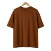 Drop Shoulder T Shirt Broen Front