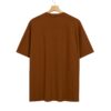 Drop Shoulder T Shirt Brown back