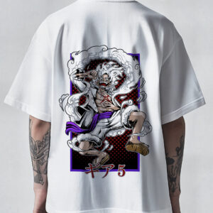 Gear 5 Anime Drop Shoulder Oversized T Shirt