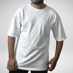 Oversized Solid Drop Shoulder T Shirt