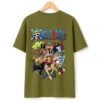 Crew United – One Piece Oversized Drop Shoulder Anime T-Shirt