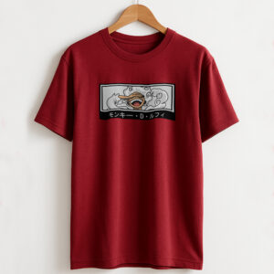 Gear 5 Luffy Oversized Drop Shoulder One Piece Anime T-Shirt