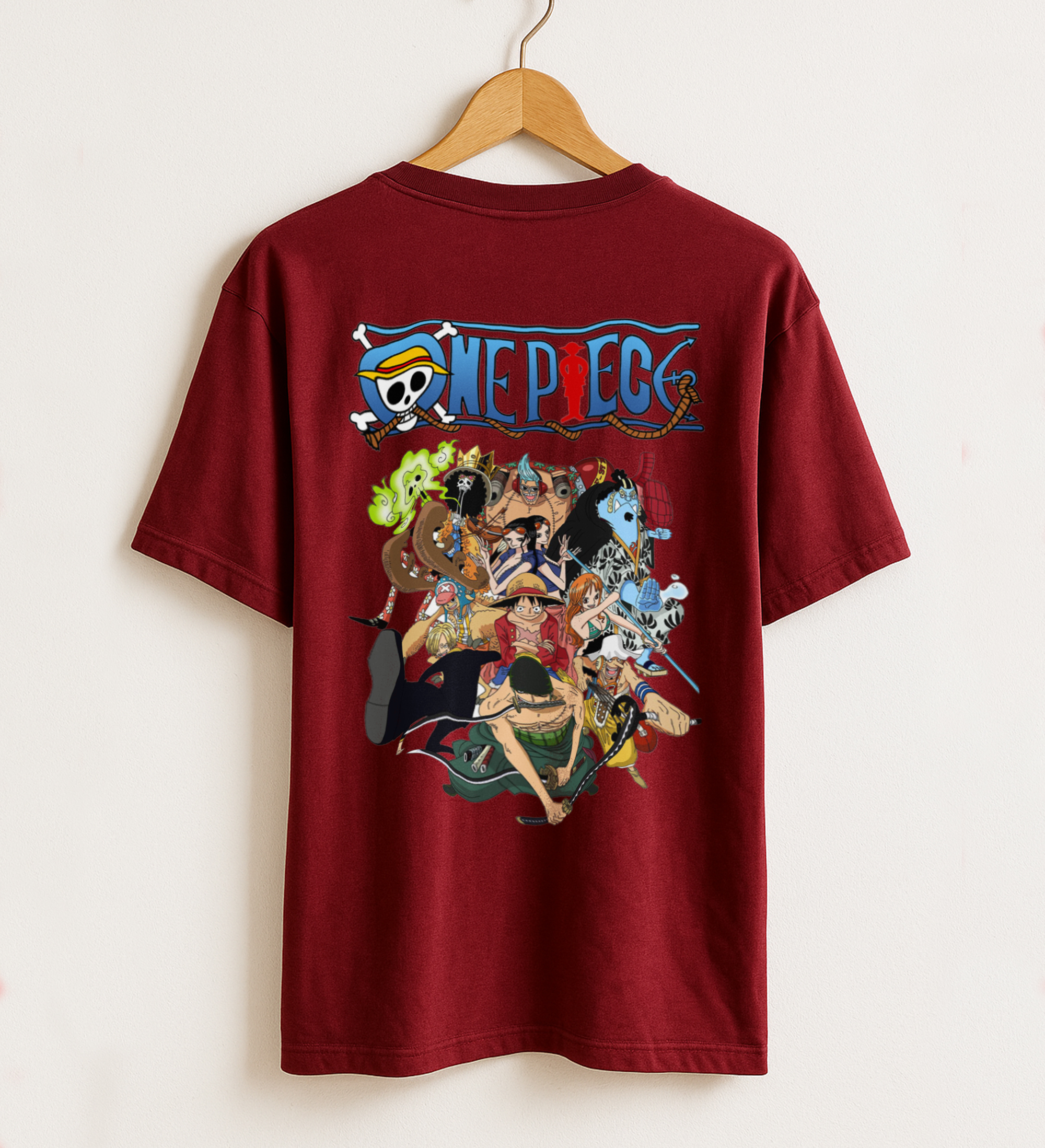 Oversized Drop Shoulder One Piece Crew T-Shirt