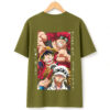 Pirate Alliance – Luffy, Kid & Law Oversized Drop Shoulder Anime T-Shirt