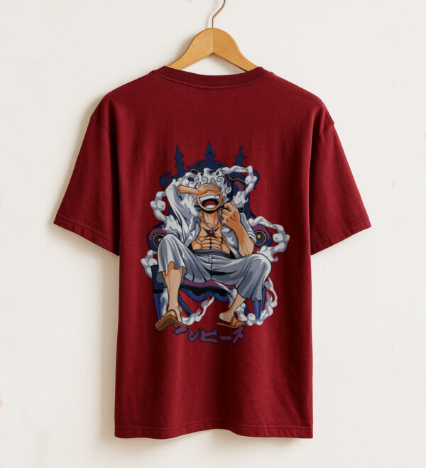 Throne of the Pirate King – Gear Fifth Edition (Drop Shoulder | Oversized | Anime | One Piece T-Shirt)