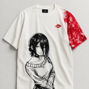 Reze Inspired Anime Drop Shoulder