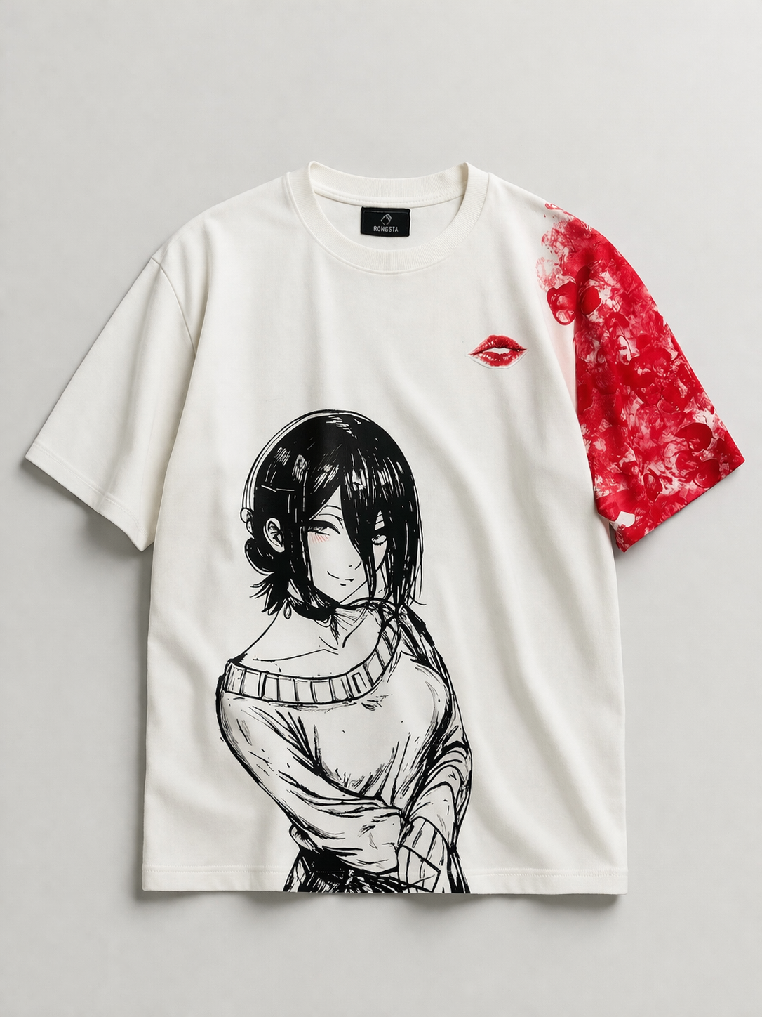 Reze Inspired Anime Drop Shoulder