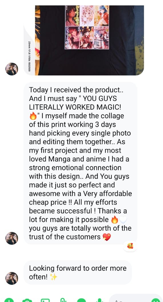 Customer proof